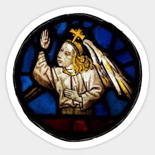 Roundel with an Angel Sticker